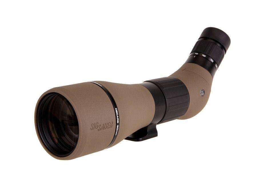 Spotting Scopes Sig Sauer Oscar 8 OSCAR 8 SPOT SCOPE 27-55X80MM • HDX LENS | ANGLED EYEPIECE • Model: Oscar 8